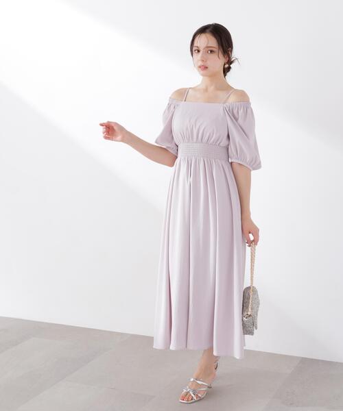 PROPORTION BODY DRESSING（プロポーションボディドレッシング）の「【加藤栞さん着用】２ｗａｙパフスリーブワンピース / 1216140405（ワンピース・レディース・ピンク/ダークグレー/イエロー・SMALL/P/S/MEDIUM）」の21枚目の写真