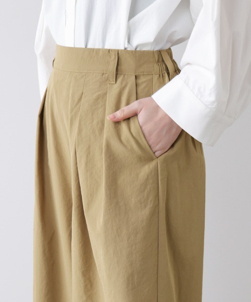 Bou Jeloud(ブージュルード)の「ストレッチテックチノワイドパンツ(その他パンツ・レディース・ブラック/ベージュ/グレイッシュベージュ・FREE)」の16枚目の写真