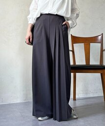 un dix cors | ジョーゼットサイドプリーツ(その他パンツ)