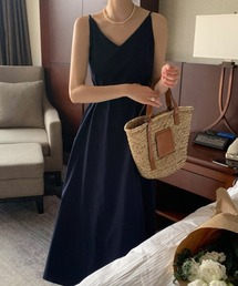 emi+（エミプラス）の「Vネックキャミワンピース（ワンピース）」