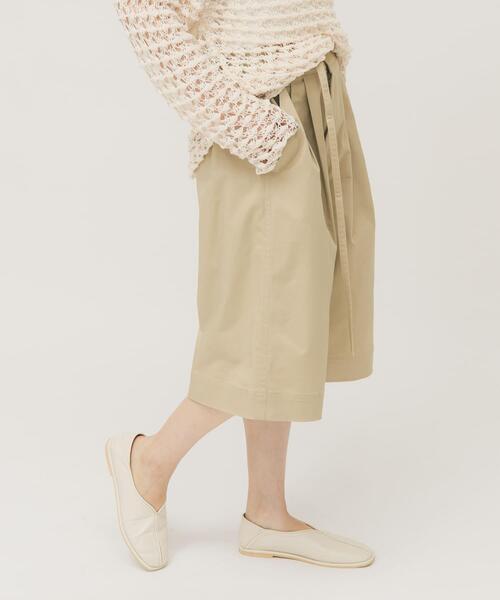 KBF（ケイビーエフ）の「WIDEハーフパンツ（その他パンツ・レディース・ベージュ/ブラウン・ONE）」の4枚目の写真