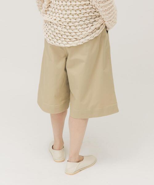 KBF（ケイビーエフ）の「WIDEハーフパンツ（その他パンツ・レディース・ベージュ/ブラウン・ONE）」の5枚目の写真