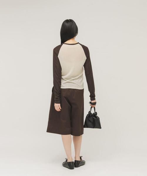 KBF（ケイビーエフ）の「WIDEハーフパンツ（その他パンツ・レディース・ベージュ/ブラウン・ONE）」の18枚目の写真