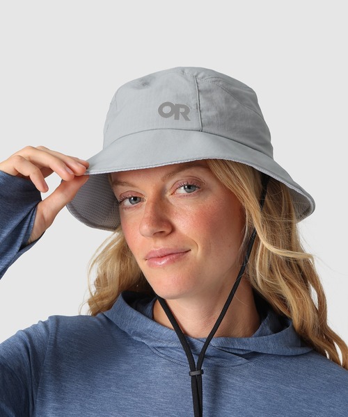 OUTDOOR RESEARCH(アウトドアリサーチ)の「OUTDOOR RESEARCH/アウトドアリサーチ Sun Bucket Hat/サンバケットハット(ハット・メンズ・ライトカーキ/ライトグレー/サンドベージュ・LARGE/X-LARGE)」の2枚目の写真