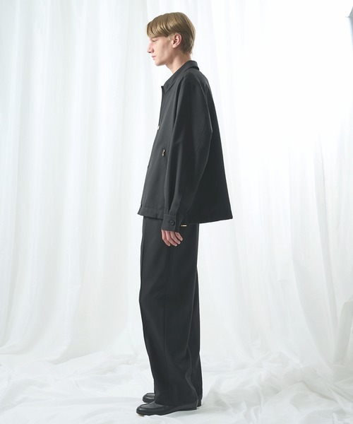 CULLNI（クルニ）の「【CULLNI/クルニ】別注 Gabardine Coach Jacket（ブルゾン・メンズ・ネイビー/カーキ/ブラック・1/2）」の6枚目の写真