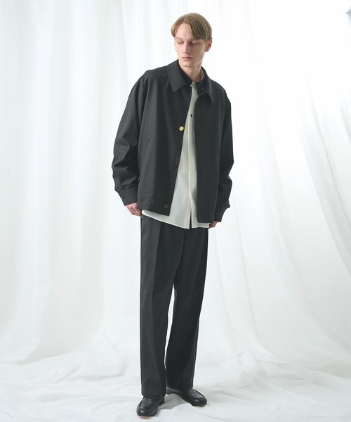 CULLNI（クルニ）の「【CULLNI/クルニ】別注 Gabardine Coach Jacket（ブルゾン・メンズ・ネイビー/カーキ/ブラック・1/2）」の5枚目の写真