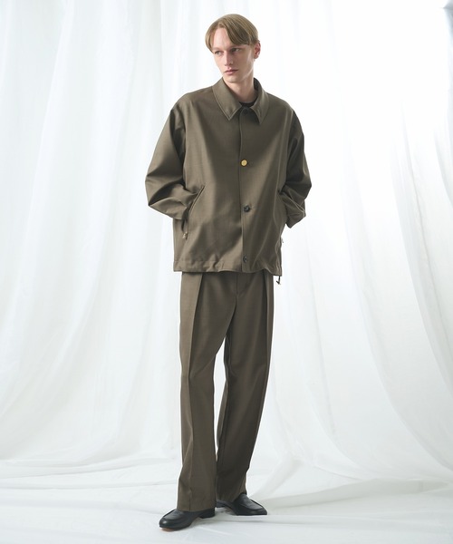 CULLNI（クルニ）の「【CULLNI/クルニ】別注 Gabardine Coach Jacket（ブルゾン・メンズ・ネイビー/カーキ/ブラック・1/2）」の14枚目の写真