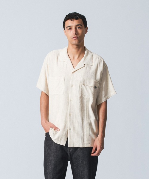 SILAS（サイラス）の「CUBAN SHIRT（シャツ/ブラウス・メンズ・オフホワイト/ブラック・M/L）」の2枚目の写真