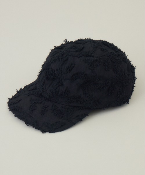 kuros'（クロス）の「ボタニカル柄キャップ　Black×Black（キャップ・レディース・ブラック×ブラック・FREE）」の8枚目の写真