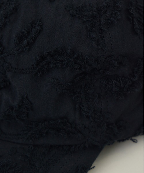 kuros'（クロス）の「ボタニカル柄キャップ　Black×Black（キャップ・レディース・ブラック×ブラック・FREE）」の11枚目の写真