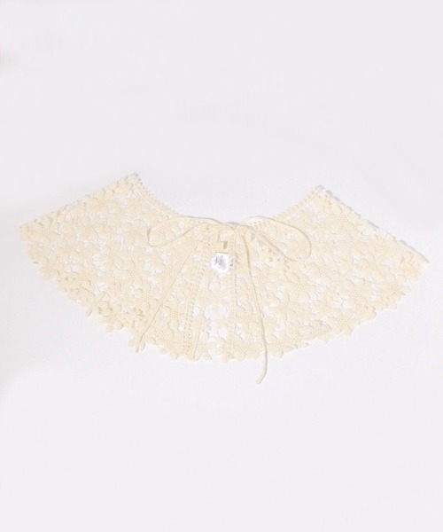 studio CLIP（スタディオクリップ）の「マルチレース付け襟（付け襟・レディース・ナチュラル・FREE）」の5枚目の写真