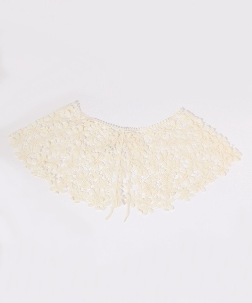 studio CLIP（スタディオクリップ）の「マルチレース付け襟（付け襟・レディース・ナチュラル・FREE）」の6枚目の写真