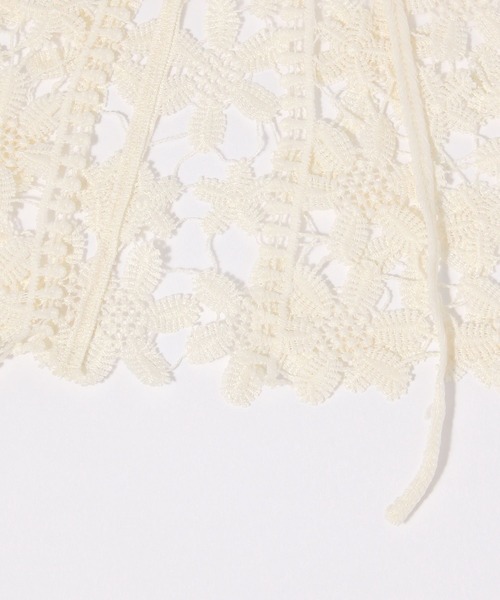 studio CLIP（スタディオクリップ）の「マルチレース付け襟（付け襟・レディース・ナチュラル・FREE）」の10枚目の写真