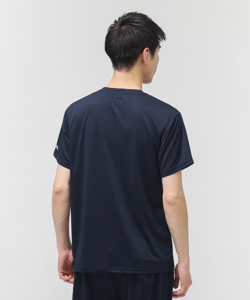 FILA（フィラ）の「【別注】フィラ FILA  ショートスリーブティーシャツ 限定コラボ（Tシャツ/カットソー・メンズ・ブラック/ホワイト/ネイビー・M/L/LL/3L）」の6枚目の写真
