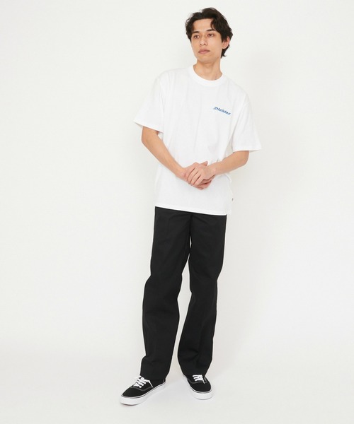 Dickies(ディッキーズ)の「Dickies/ディッキーズ ソーンヴィルTシャツ 半袖/バックプリントTシャツ/ブランドロゴTシャツ(Tシャツ/カットソー・メンズ・ブラック/ホワイト・SMALL/MEDIUM/LARGE/X-LARGE)」の21枚目の写真