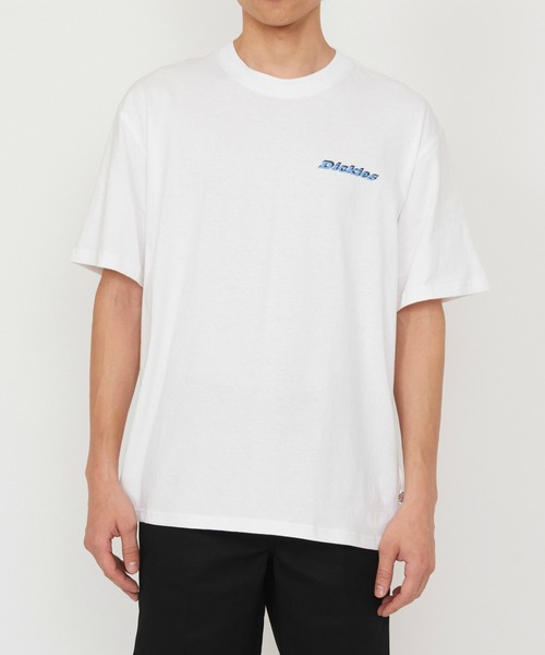 Dickies(ディッキーズ)の「Dickies/ディッキーズ ソーンヴィルTシャツ 半袖/バックプリントTシャツ/ブランドロゴTシャツ(Tシャツ/カットソー・メンズ・ブラック/ホワイト・SMALL/MEDIUM/LARGE/X-LARGE)」の12枚目の写真