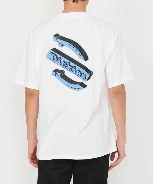 Dickies(ディッキーズ)の「Dickies/ディッキーズ ソーンヴィルTシャツ 半袖/バックプリントTシャツ/ブランドロゴTシャツ(Tシャツ/カットソー・メンズ・ブラック/ホワイト・SMALL/MEDIUM/LARGE/X-LARGE)」の10枚目の写真
