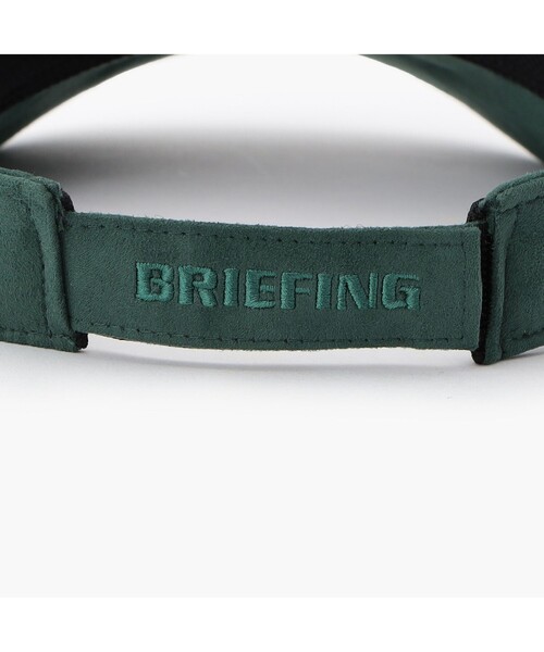 BRIEFING（ブリーフィング）の「【BRIEFING GOLF／ブリーフィングゴルフ】MS SUEDE VISOR（サンバイザー・メンズ・グリーン・FREE）」の5枚目の写真