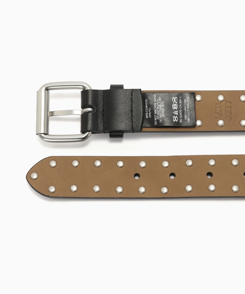 OBEY（オベイ）の「OBEY / オベイ MINI DOME STUDDED BELT（ベルト・メンズ・ブラック・FREE）」の3枚目の写真