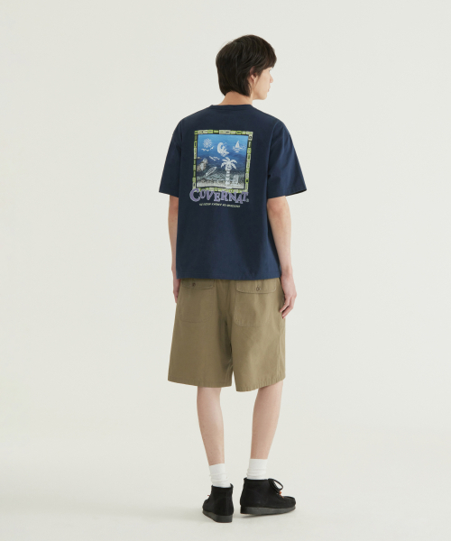 COVERNAT(カバーナット)の「アクアフレームグラフィックTシャツホワイト(Tシャツ/カットソー・レディース・その他・X-SMALL/SMALL/MEDIUM/LARGE/X-LARGE/XX-LARGE)」の7枚目の写真