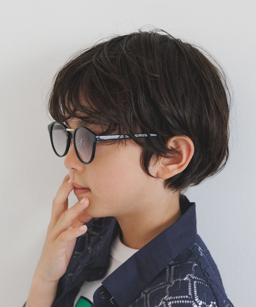 BAYFLOW（ベイフロー）の「[UVカット]ラウンドサングラス(KIDS)（サングラス・キッズ・ブルー/ブラウン/ブラック・FREE）」の20枚目の写真