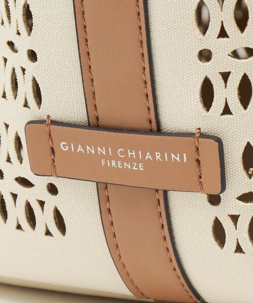 GIANNI CHIARINI(ジャンニ キアリーニ)の「<GIANNI CHIARINI>MUSHUP トートバッグ(トートバッグ・レディース・ブラック/オフホワイト・FREE)」の5枚目の写真