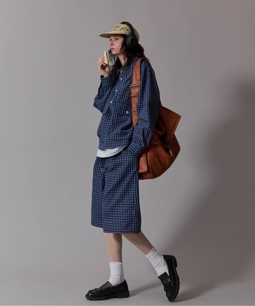 Seersucker Setup Short Pants - シアサッカー セットアップ ショート