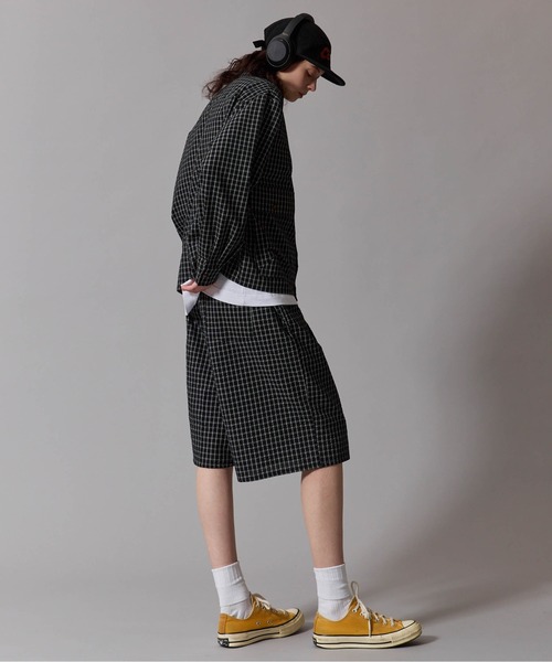 Seersucker Setup Short Pants - シアサッカー セットアップ ショート