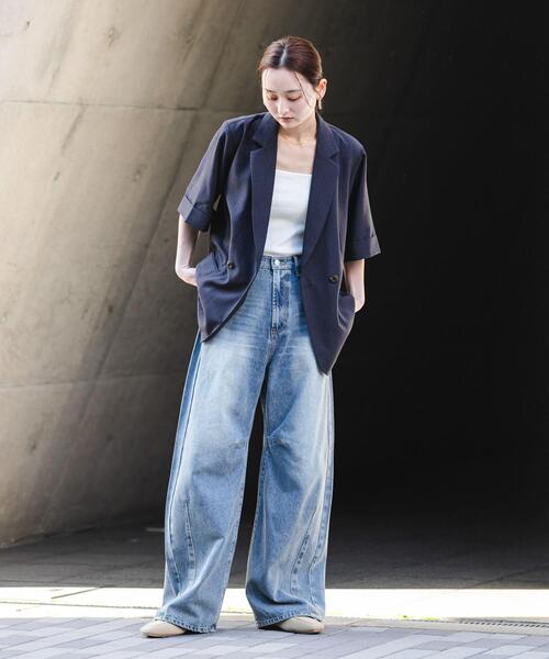 SENSE OF PLACE by URBAN RESEARCH(センスオブプレイスバイアーバンリサーチ)の「スクエアトゥローファーミュール(ローファー・レディース・ブラック/ベージュ/ライトベージュ・LARGE/SMALL/MEDIUM)」の18枚目の写真