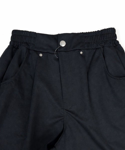 NANEA(ナネア)の「タック入り ワイドストレートジャージーパンツ(スウェットパンツ・レディース・グレー/ブラック・MEDIUM)」の14枚目の写真