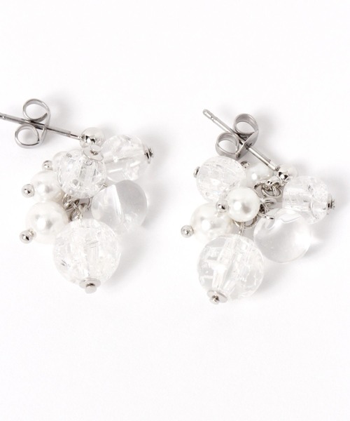 studio CLIP(スタディオクリップ)の「【daily CLIP】プリズムクラスターピアス(ピアス(両耳用)・レディース・その他3・FREE)」の2枚目の写真