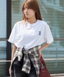 GOOD ROCK SPEED/グッドロックスピード U.S. Air Mail プリントデザイン 丸胴 クルーネックTシャツ 秋 秋服 2026年秋冬