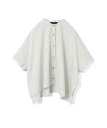 mizuiroind | mizuiro ind ハーフスリーブスタンドカラーワイドシャツ(シャツ/ブラウス)