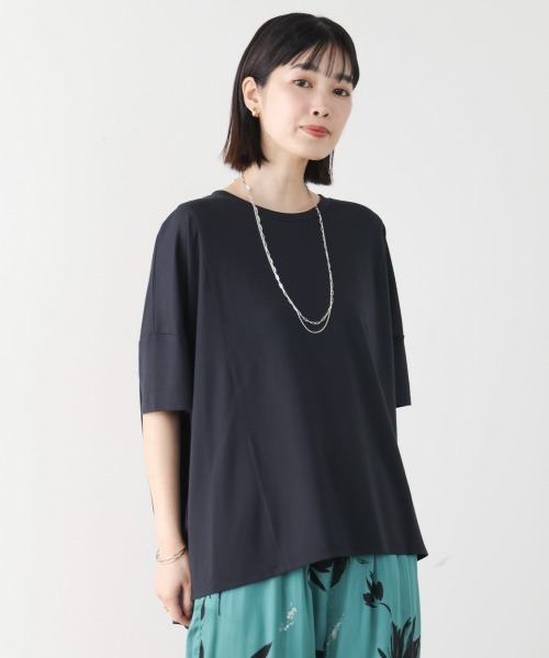 Bou Jeloud(ブージュルード)の「クリアクールワイドシルエットプルオーバー(Tシャツ/カットソー・レディース・ブラック/オレンジ/ブルー/オフホワイト・FREE)」の18枚目の写真
