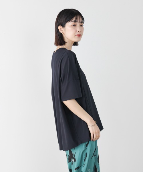 Bou Jeloud(ブージュルード)の「クリアクールワイドシルエットプルオーバー(Tシャツ/カットソー・レディース・ブラック/オレンジ/ブルー/オフホワイト・FREE)」の21枚目の写真