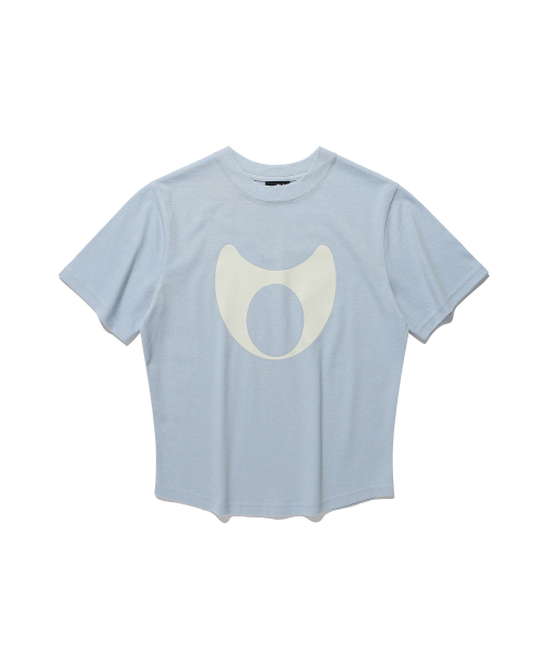NICE GHOST CLUB(ナイスゴーストクラブ)の「HEAD SYMBOL TEE_LIGHT BLUE(NG2GMFT503A)(Tシャツ/カットソー・レディース・スカイブルー・F)」の4枚目の写真