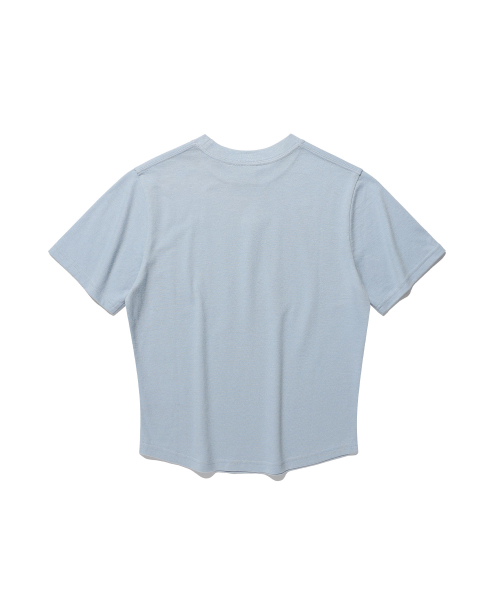 NICE GHOST CLUB(ナイスゴーストクラブ)の「HEAD SYMBOL TEE_LIGHT BLUE(NG2GMFT503A)(Tシャツ/カットソー・レディース・スカイブルー・F)」の5枚目の写真