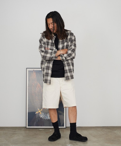 orSlow(オアスロウ)の「orslow/オアスロウ VINTAGE FIT FATIGUE HALF PANTS ヴィンテージ ファティーグ ハーフパンツ 日本製 2026年春夏(その他パンツ・メンズ・アイボリー・2/3/4)」の7枚目の写真