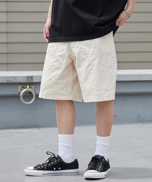 orSlow(オアスロウ)の「orslow/オアスロウ VINTAGE FIT FATIGUE HALF PANTS ヴィンテージ ファティーグ ハーフパンツ 日本製 2026年 夏 夏服 秋服(その他パンツ・メンズ・アイボリー・2/3/4)」の21枚目の写真