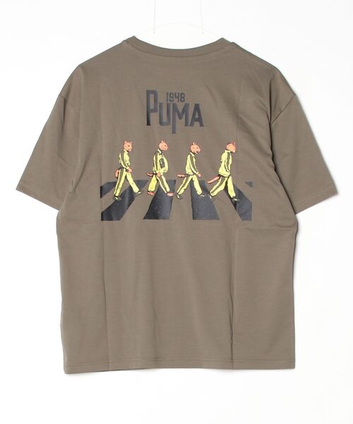 PUMA(プーマ)の「プーマ PUMA ESS ELEVATED COOL BK PT Tシャツ(Tシャツ/カットソー・メンズ・ホワイト/カーキ/ブラック・S/M/L/LL/3L)」の4枚目の写真