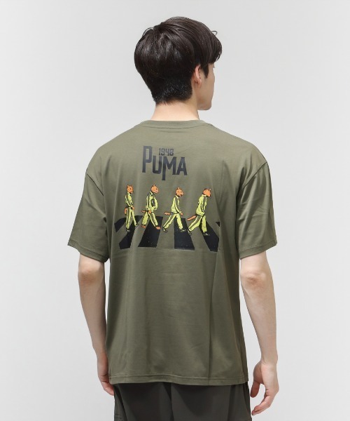 PUMA(プーマ)の「プーマ PUMA ESS ELEVATED COOL BK PT Tシャツ(Tシャツ/カットソー・メンズ・ホワイト/カーキ/ブラック・S/M/L/LL/3L)」の16枚目の写真