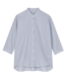 TOKYO SHIRTS | 【Pitta Re:)】ふわっとガーゼシャツ オーバーシルエット 七分袖 綿100% レディース カジュアルシャツ(シャツ/ブラウス)
