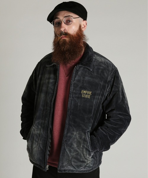 Schott(ショット)の「Schott/ショット/VELVETEN VIETNAM JKT/ベルベット ベトナム ジャケット(ブルゾン・メンズ・ブラック/グリーン・L/XL/2XL/M)」の8枚目の写真