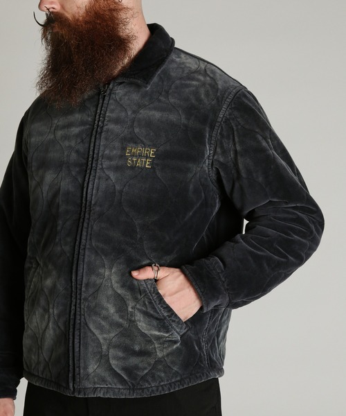 Schott(ショット)の「Schott/ショット/VELVETEN VIETNAM JKT/ベルベット ベトナム ジャケット(ブルゾン・メンズ・ブラック/グリーン・L/XL/2XL/M)」の14枚目の写真