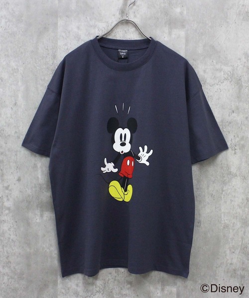 Disney（ディズニー）の「メンズ MICKEY MOUSE ミッキーマウス オーバーサイズＴシャツ（M25-100）（Tシャツ/カットソー・メンズ・グレー系その他/チャコールグレー/グレー系その他5/グレー系その他2/グレー系その他3/グレー系その他4・L/M/XL）」の5枚目の写真