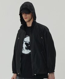 MAISON MINED（メゾンミネド）の「TRIPLE MOON NYLON WINDBREAKER BLACK（MA-1）」