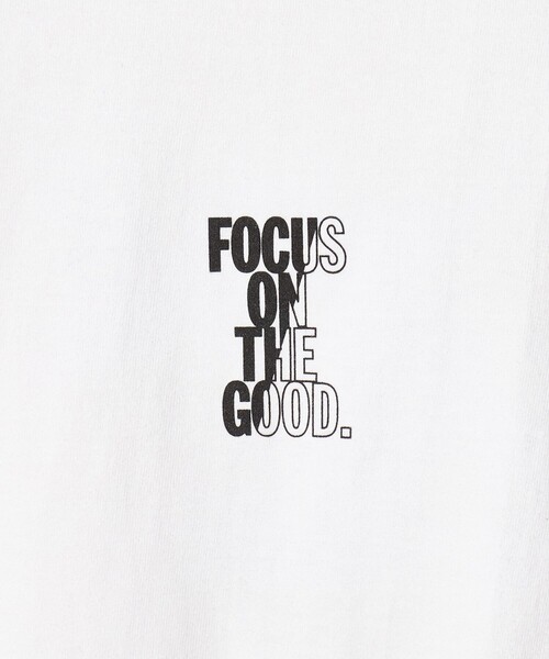 evergreen（エバーグリーン）の「＜evergreen＞FOCUS プリント Tシャツ（Tシャツ/カットソー・メンズ・ホワイト・L/M/S）」の6枚目の写真