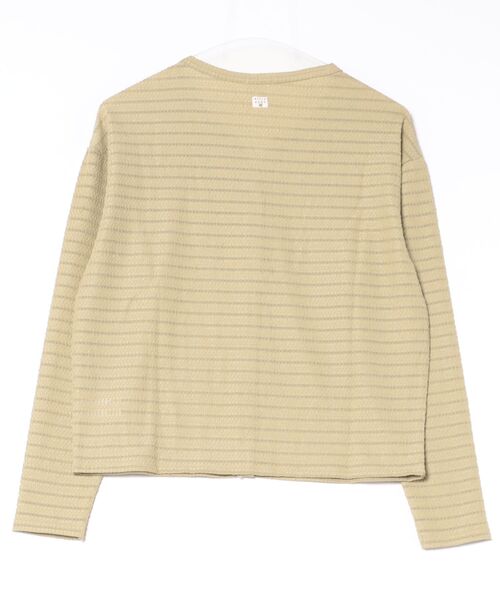 BILLABONG(ビラボン)の「BILLABONG ウィメンズ POLY SHIRRING LS CARDIGAN セーター 【2026年夏モデル】(ニット/セーター・レディース・ブラック系その他/グリーン系その他・MEDIUM)」の3枚目の写真