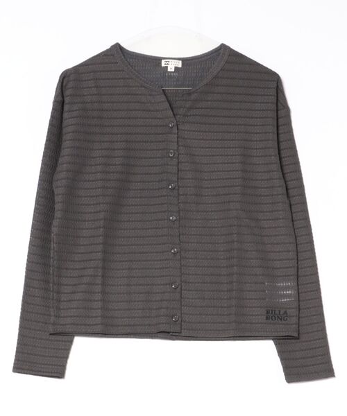 BILLABONG(ビラボン)の「BILLABONG ウィメンズ POLY SHIRRING LS CARDIGAN セーター 【2026年夏モデル】(ニット/セーター・レディース・ブラック系その他/グリーン系その他・MEDIUM)」の9枚目の写真