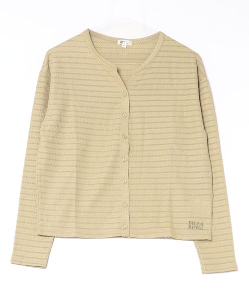 BILLABONG(ビラボン)の「BILLABONG ウィメンズ POLY SHIRRING LS CARDIGAN セーター 【2026年夏モデル】(ニット/セーター・レディース・ブラック系その他/グリーン系その他・MEDIUM)」の10枚目の写真